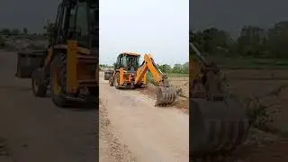 JCB 3DX machine stunt Pulling JCB And Working  video