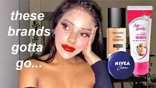 i tried a full face of skin whitening products & this is what happened...