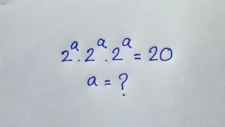 Maths Olympiad | A tricky Exponential Equation solve for competitive exams | Maths olympiad |