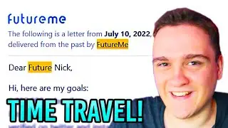 I Got A Letter From My PAST SELF!