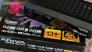 Ferguson #Ariva9000 4K CI+ UHD HDR Dolby Vision z obsługą #HbbTV - #unboxing