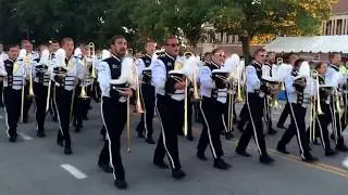 [2016] WMU Bronco Marching Band March to Memorial Field