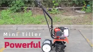 2 Stroke 52cc Hand Held Garden Tiller Gasoline Cultivator Agriculture Machine