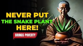 This Common Snake Plant Mistake Is BLOCKING Your Abundance! ✨ Ancient Buddhist Secret REVEALED