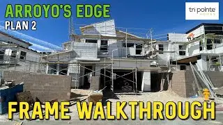 Arroyo's Edge Plan 2 Frame Walkthrough in Summerlin - Tri Pointe Homes Redpoint Village