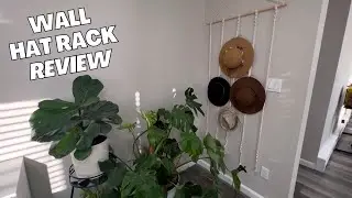 Functional and Stylish: Hat Rack for Wall 31x61 in Hat Organizer Review Video