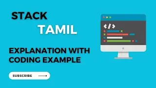 Stack  Coding and explanation in Tamil | CD | TamilCoding