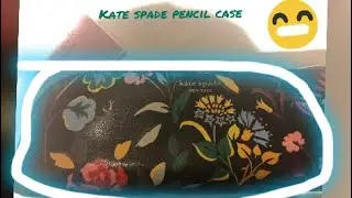Kate Spade Pencil Case!! Cute product!! Flower Design | Luxury Product reviews
