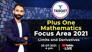 Plus One Focus Area 2021 | Limits and Derivatives | Mathematics | Shahas Sir