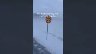 Strong Winds Sway and Propel People on Icy Ground - 1173707