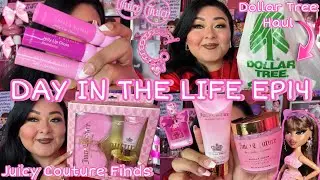 GIRLY DAY IN THE LIFE VLOG ft JUICY COUTURE, DOLLAR TREE HAUL, & MORE!🩷