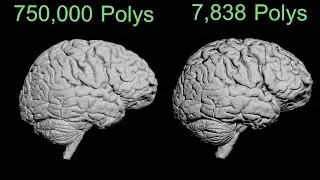 Field Aligned Re-Topology, Normal Projection & Parrallax Occlusion Mapping for 3D Asset Optimization