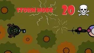 *SURVIV.IO* INSANE 20 KILLS GAMES in STORM MODE (solo) with M134 !!! Pro gameplay surviv.io !!!