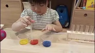 Mika review color mixing set education toy