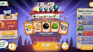 Angry Birds 2 Arena Today: Two Greeners + Two Blackers! 😁😁😁🤭🤭🤭