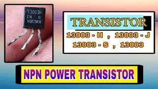 How to check transistor checking 13001 H/S/J | creative science workshop