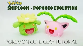 EP61: How to make SKIPLOOM from clay | 粘土から ポポッコ Popokko を作る方法 Pok&eacute;mon Clay arts & tutorials