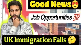 Job Opportunities May Increase In UK 🇬🇧 || Immigration Falls In UK 2025 😱|| Must Watch This‼️