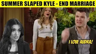 CBS Young And The Restless Spoilers Shock: Summer's slap to Kyle - the end of a stupid marriage