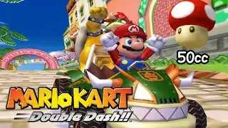 Mario Kart Double Dash!! - Mushroom Cup 50cc - No Commentary 