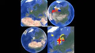 Evolution of Netherlands, Russia, Denmark & France #maps #history #historymap