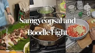 Cooking Filipino Food at Home: Samgyeopsal, Boodle Fight & Karaoke
