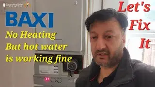 Birmingham Solihull Baxi central heating boiler repair radiators are working fine but no hot water
