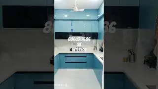premium look kitchen#lcd panel#almerah#latest interior work2026@sk.interior786