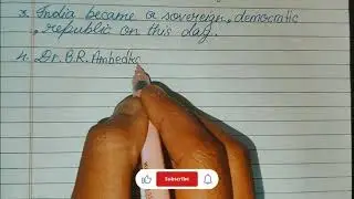 Essay on Republic day in english #juniorclass #english #handwriting #students #education 
