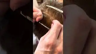 Tinsel hair tutorial with a latch hook.