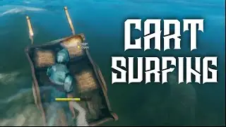 Cart Surfing - Cross Water in Valheim Without a Boat