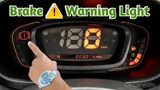 🔥 Car Brake Warning Light On || Brake Fluid Low || Renault Kwid #carbrake #kwid #brake #car #cars