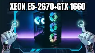Xeon E5 2670+GTX1660 Сборка бюджетного ПК Build PC low budget ASMR