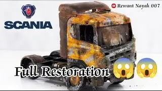 Perfect Restoration 🫣😱 A Rusty Scania Truck 🚛 #trending #viral #video #automobile #automobile 
