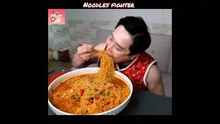 &ldquo;EXTREME FIRE Noodles Bowl 🌶️ | Only for Spice Lovers&rdquo;#asmr #mukbang #spicyfood