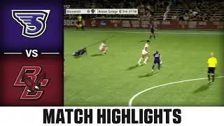 Stonehill vs. Boston College Match Highlights | 2025 ACC Women's Soccer