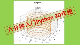Quick start on 3D plot in Python (in 6 min)