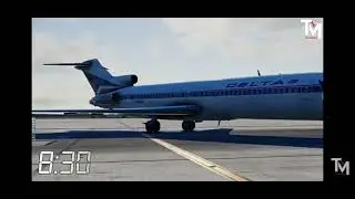 Delta airlines flight 1141 crash animation|taimodels|