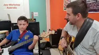 My Little Suede Shoes on bass