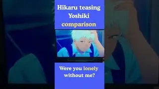 Hikaru teasing Yoshiki (ENG vs. JP) scene comparison #anime #shorts #comparison #thesummerhikarudied