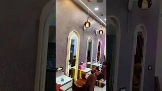 SALON INTERIOR /MAKEUP STUDIO / 35'X14' PART-1 #shortsfeed #short #makeup #salon #interiordesign