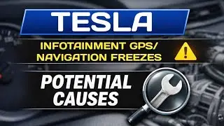 Информационно-развлекательная система Tesla с GPS/навигацией зависает &ndash; возможные причины.