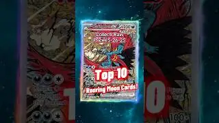 Top 10 EXPENSIVE Roaring Moon Pokemon Cards #shorts #top10 #pokemon #roaringmoon