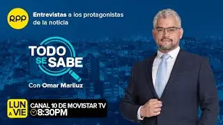 Todo se sabe: el nuevo programa de Omar Mariluz con los protagonistas de la noticia