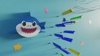 Marble Plays Baby Shark on Different Instruments!!