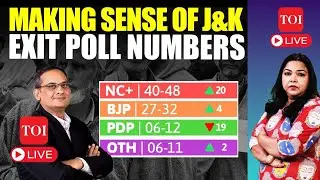 LIVE I Decoding J&K Exit Poll Data With CVOTER's Yashwant Deshmukh I NC I PDP I BJP I Cong