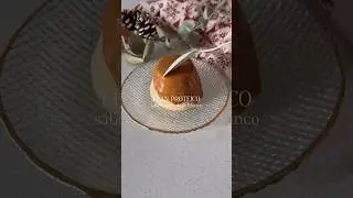 Flan proteico sabor chocolate blanco