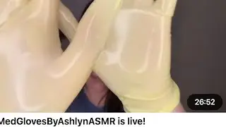 The Most Soothing ASMR Live Featuring Medical Gloves!