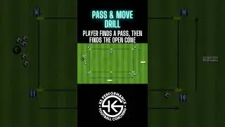 Effective Pass & Move Drill #soccer