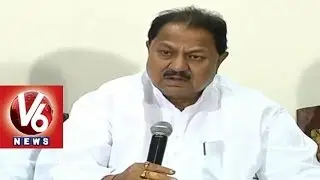 T Cong leader D Srinivas about Congress MLCs joining in TRS - Press Meet